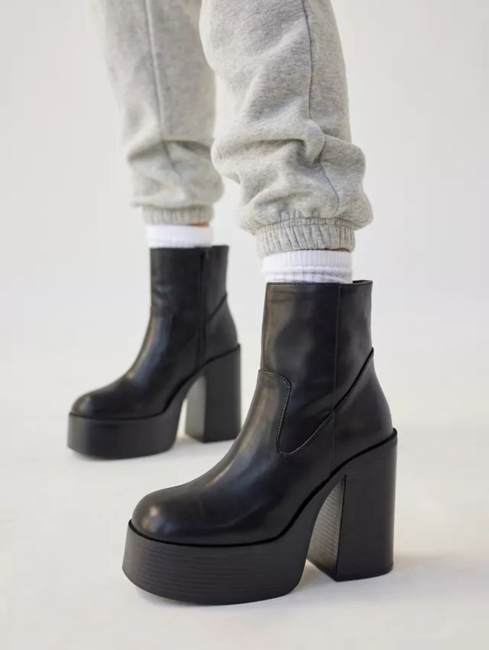 Urban Outfitters black platform boots